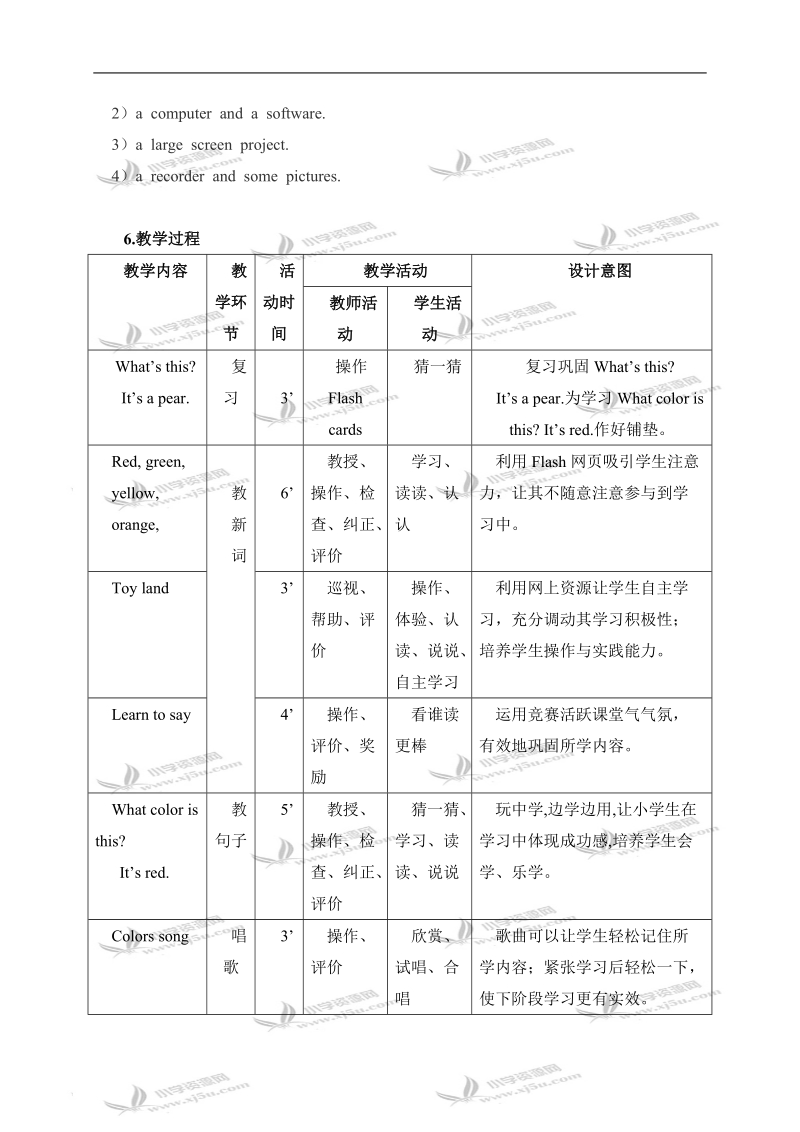 （闽教版）三年级英语上册教案 unit 7 lesson 13(2).doc_第3页