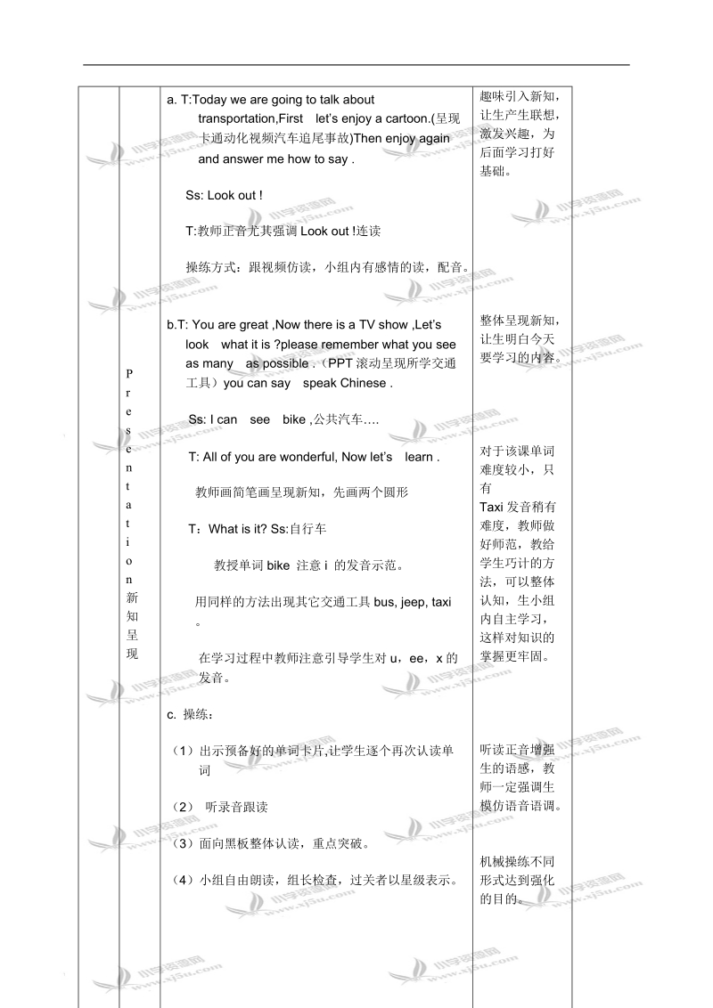 （人教pep）三年级英语下册教案 unit 5 lesson 1(1).doc_第2页