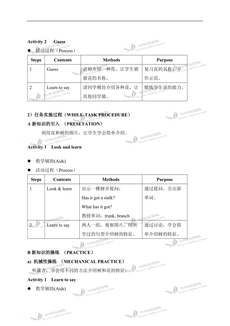 （沪教牛津版）四年级英语上册教案 module4 lesson2(4).doc_第2页