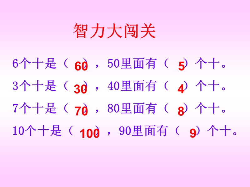 （西师大版）一年级下册数学课件 整十数加、减整十数.ppt_第3页