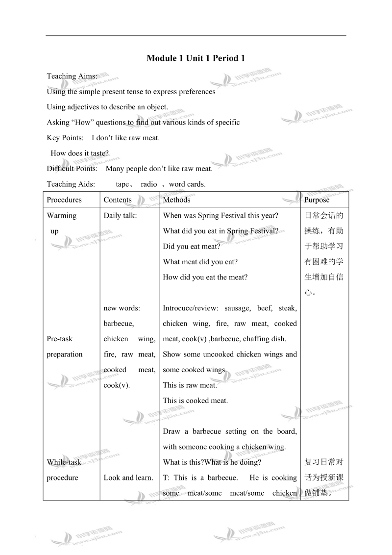 （沪教版）牛津英语教案 6b module1 unit1(1).doc_第1页