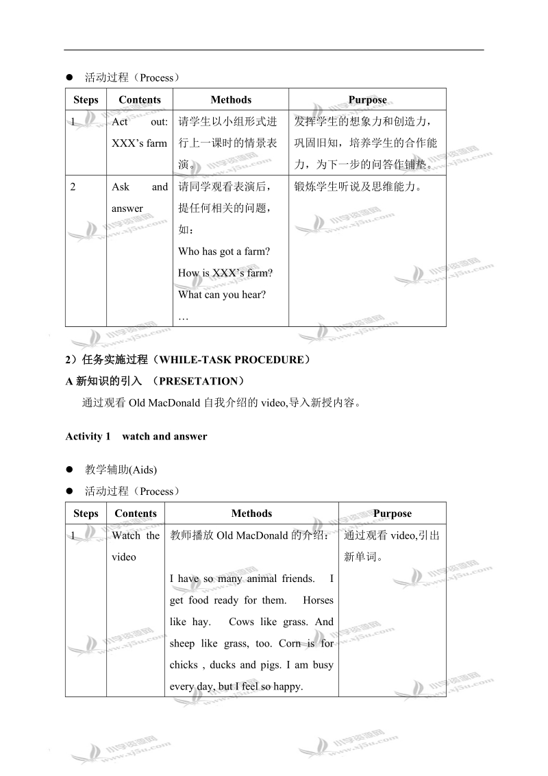 （沪教牛津版）四年级英语上册教案 module4 lesson1(3).doc_第2页