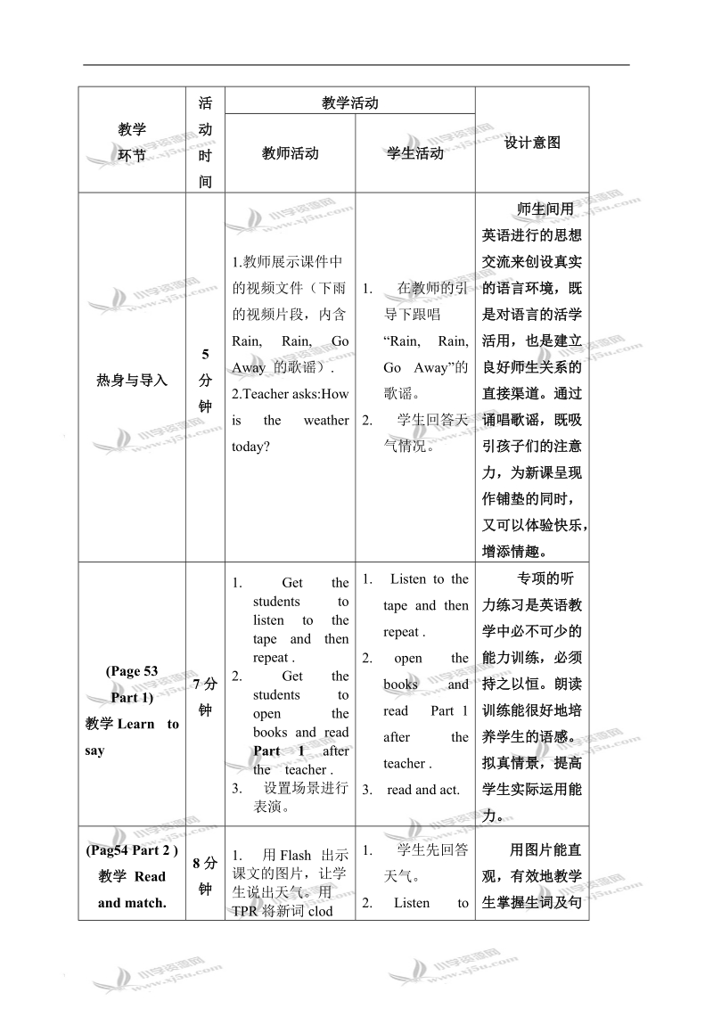 （闽教版）四年级英语上册教案 unit 6 lesson 12.doc_第3页