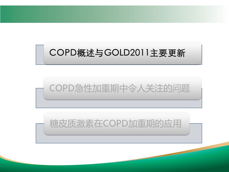 2011gold解读及雾化吸入激素在aecopd中的应用.ppt_第2页