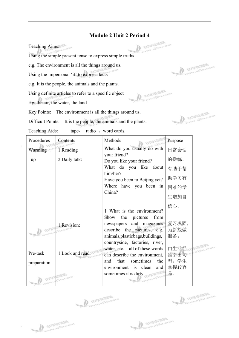 （沪教版）牛津英语教案 6b module2 unit2(4).doc_第1页