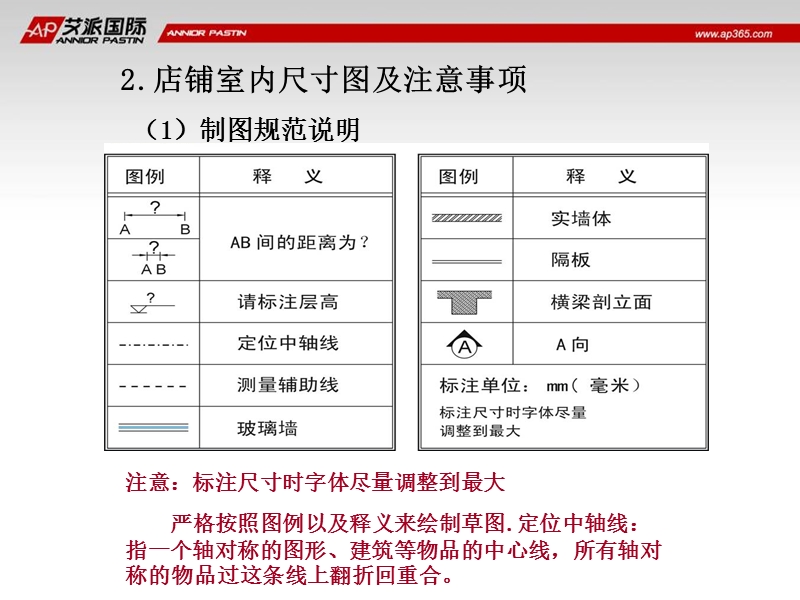 2010年专卖店图纸测量注意事项及测量方法.ppt_第3页