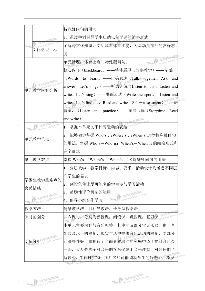 （北师大版）五年级英语下册教案 unit9 第一课时.doc_第2页