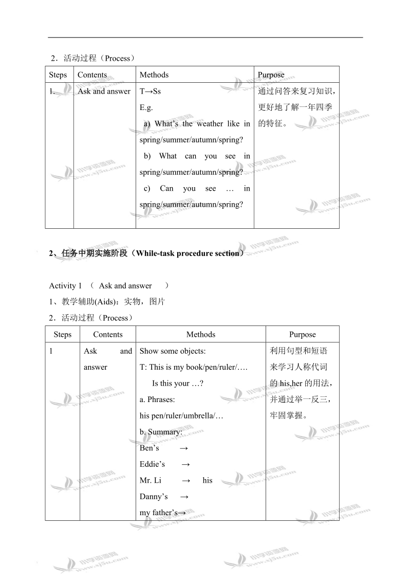 （沪教牛津版）三年级英语下册教案 module3 unit3 lesson3.doc_第2页