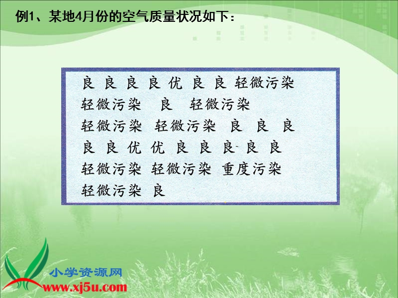 （西师大版）三年级数学下册课件 数据的整理 1.ppt_第3页