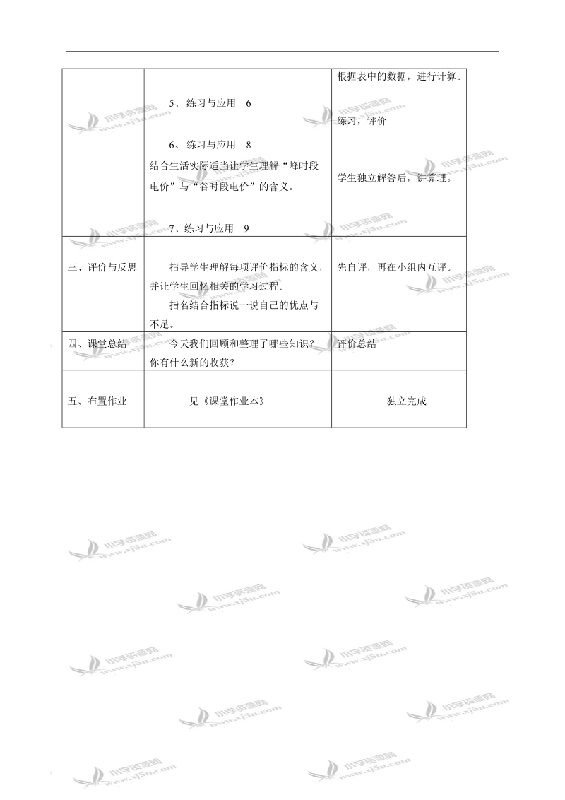 （苏教版）六年级数学教案 第三单元整理与练习1.doc_第2页