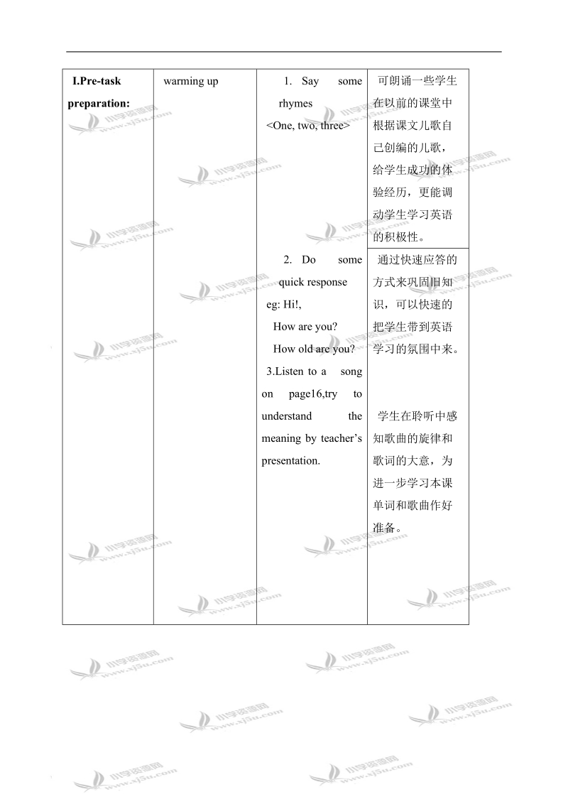 （沪教牛津版）一年级英语上册教案 unit 3 第二课时.doc_第2页