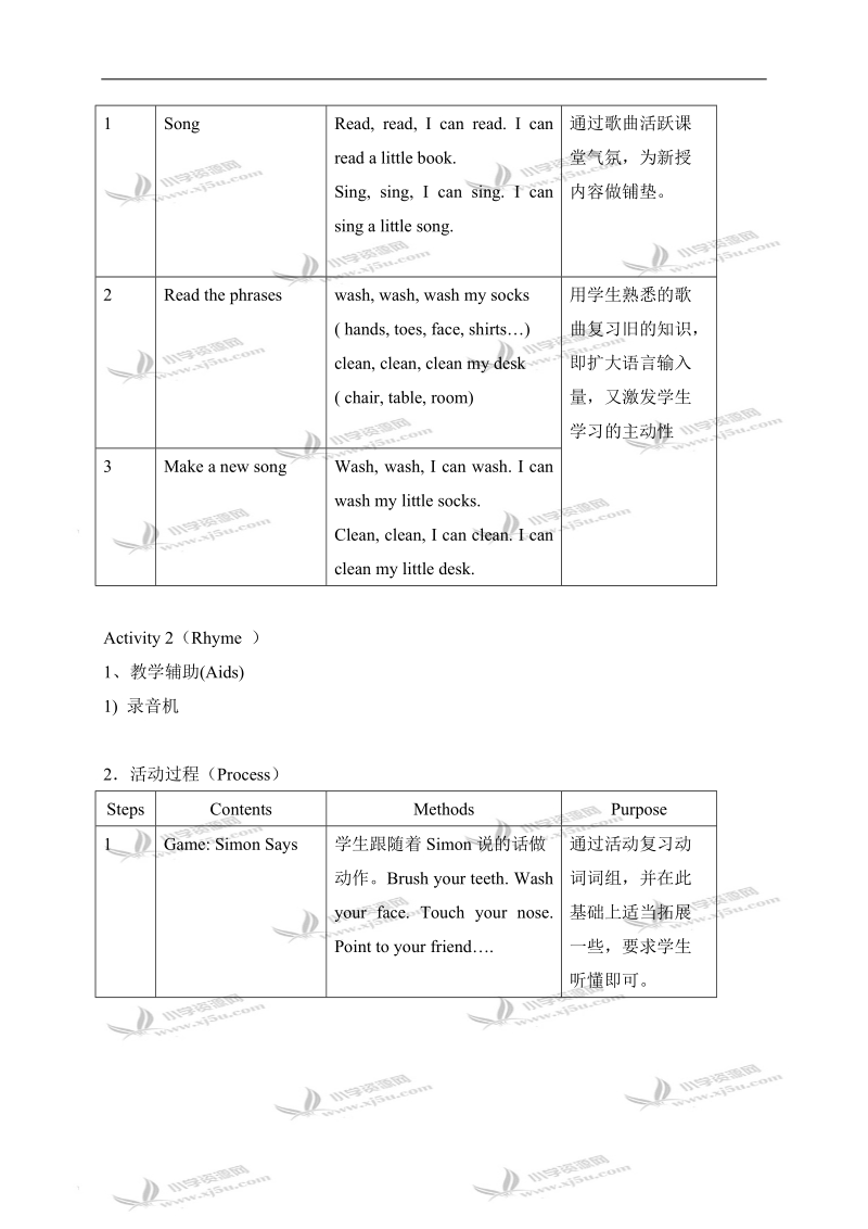 （沪教牛津版）二年级英语下册教案 unit5 lesson2.doc_第2页