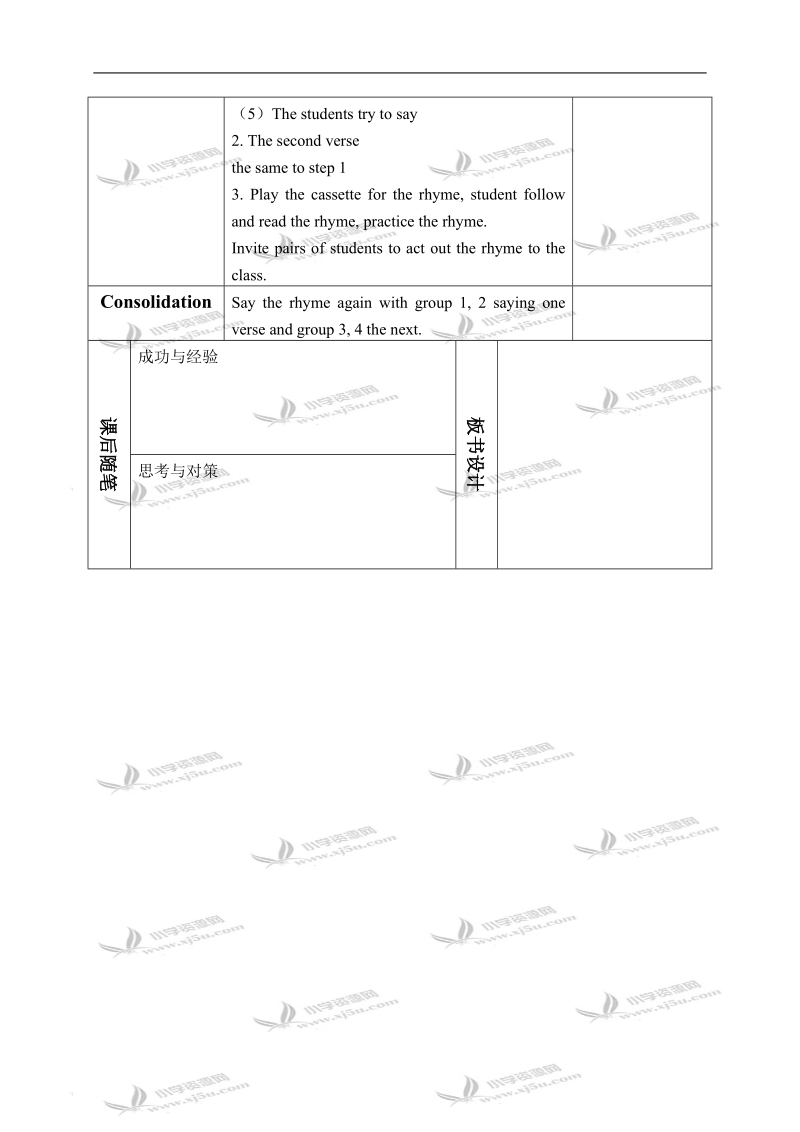 （沪教牛津版）一年级英语上册教案 unit 1(1) period 4.doc_第2页