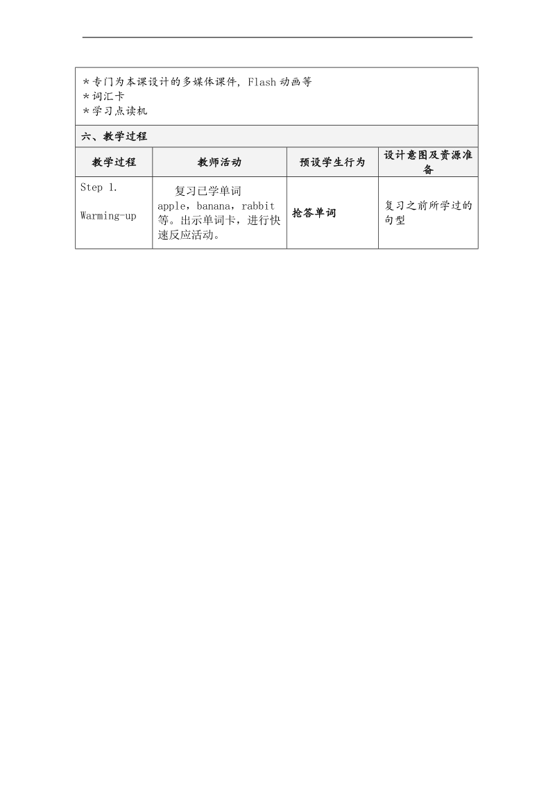 （闽教版）三年级英语上册教案 unit6 colors parta.doc_第2页