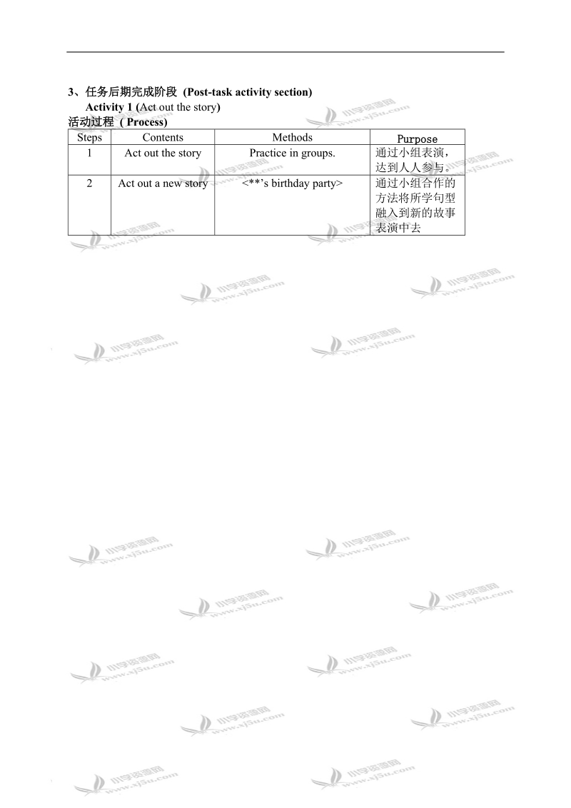 （沪教牛津版）四年级英语下册教案 module1 unit4 第四课.doc_第3页