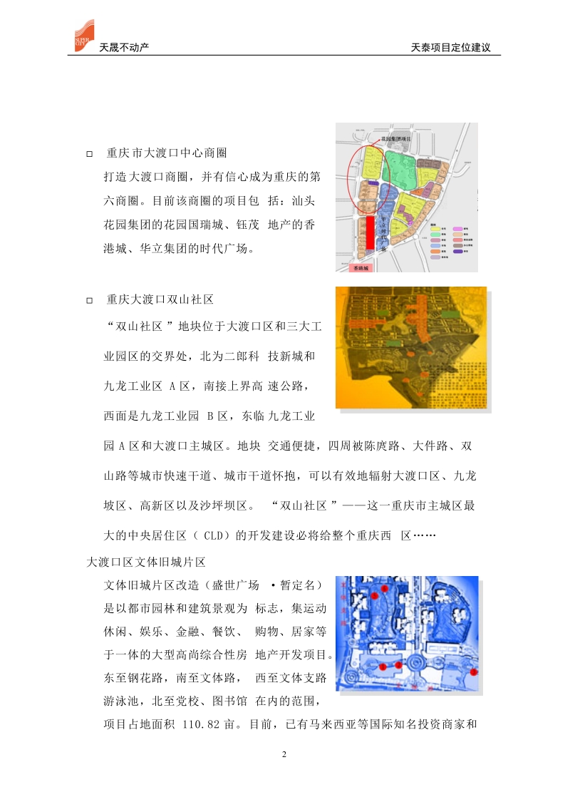 重庆市天泰金地广场项目定位建议报告.doc_第2页