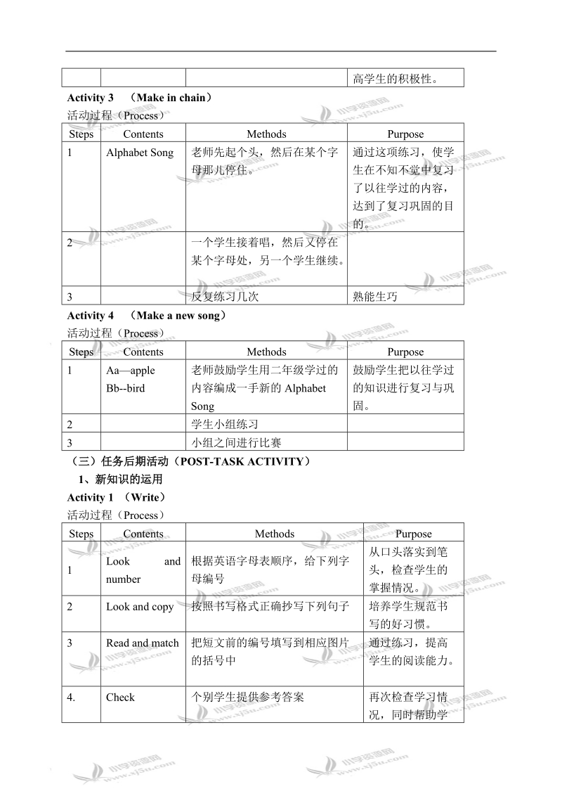 （沪教牛津版）三年级英语上册教案 module1 unit1 第三课.doc_第3页