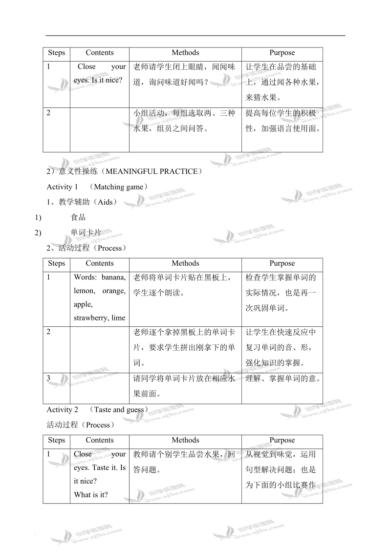 （沪教牛津版）三年级英语下册教案 module1 unit4 lesson2.doc_第3页