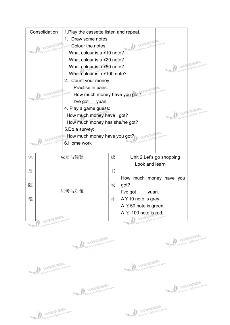 （沪教版）牛津英语教案 5a module3 unit2(2).doc_第2页