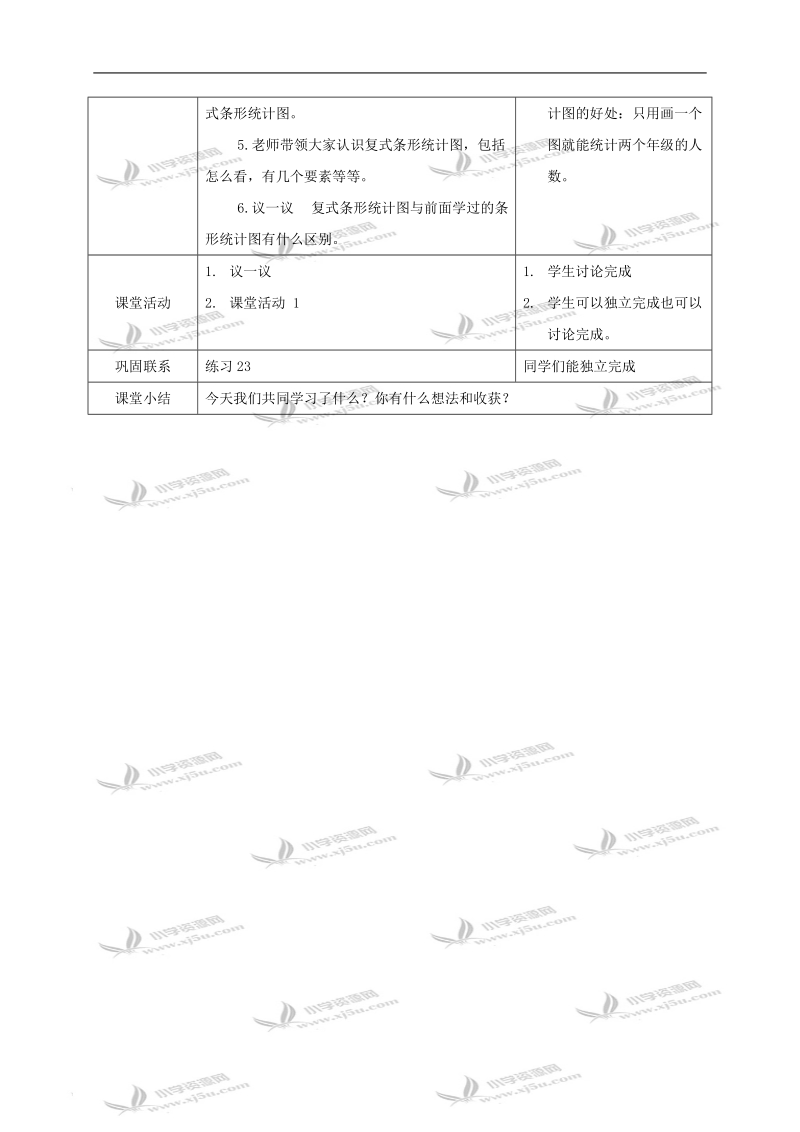 （西师大版）四年级数学下册教案 条形统计图第一课时.doc_第2页