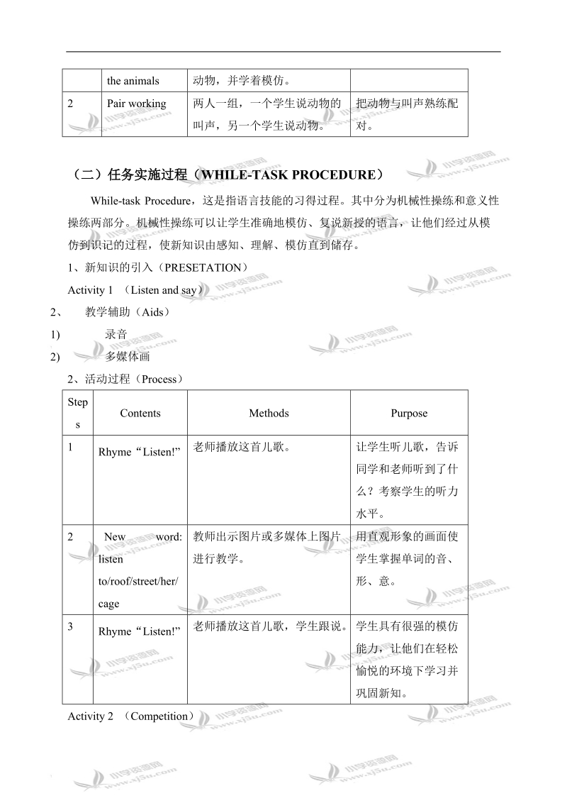 （沪教牛津版）三年级英语下册教案 module1 unit2 lesson1.doc_第2页