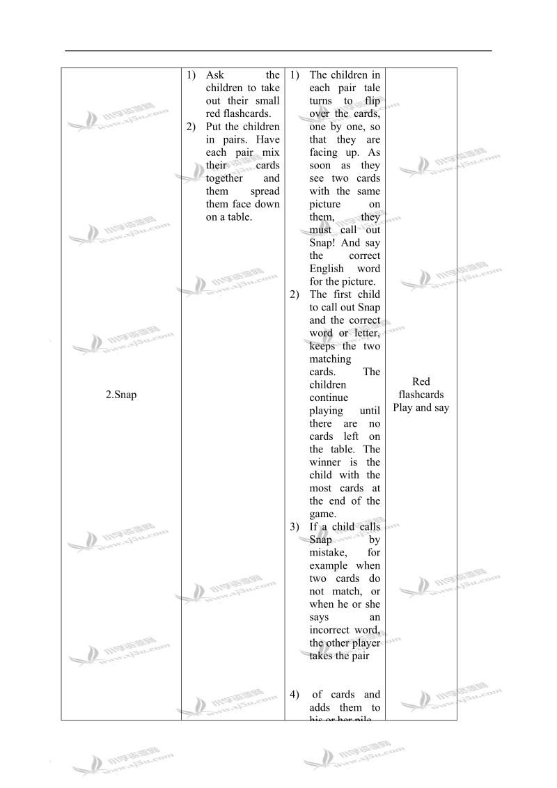 （北师大版）二年级英语上册教案 unit1(7).doc_第3页