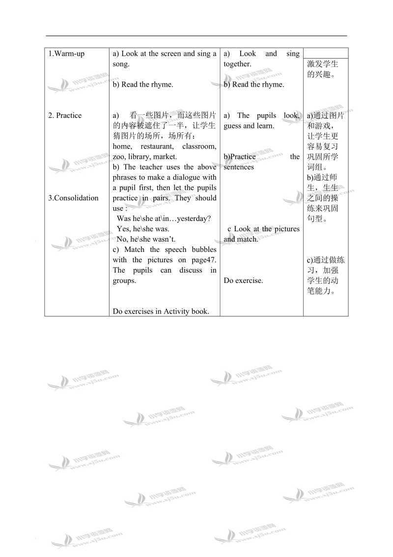 （广州版）六年级英语上册教案 module4 unit10(2).doc_第2页