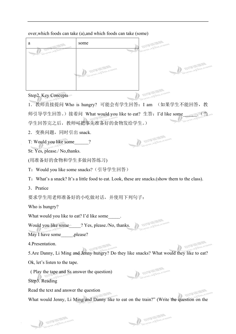 （冀教版）五年级英语下册教案 unit1 lesson5(1).doc_第2页