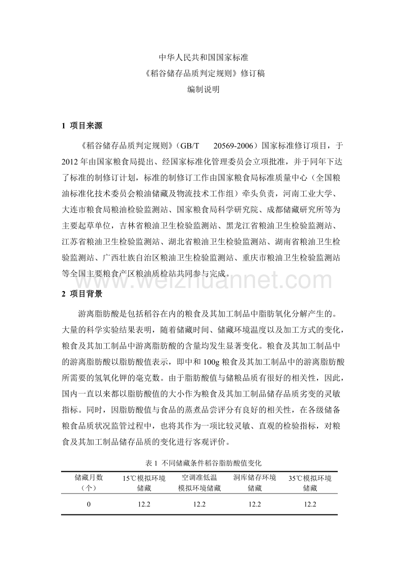 《稻谷储存品质判定规则》修订稿 编制说明.doc_第2页