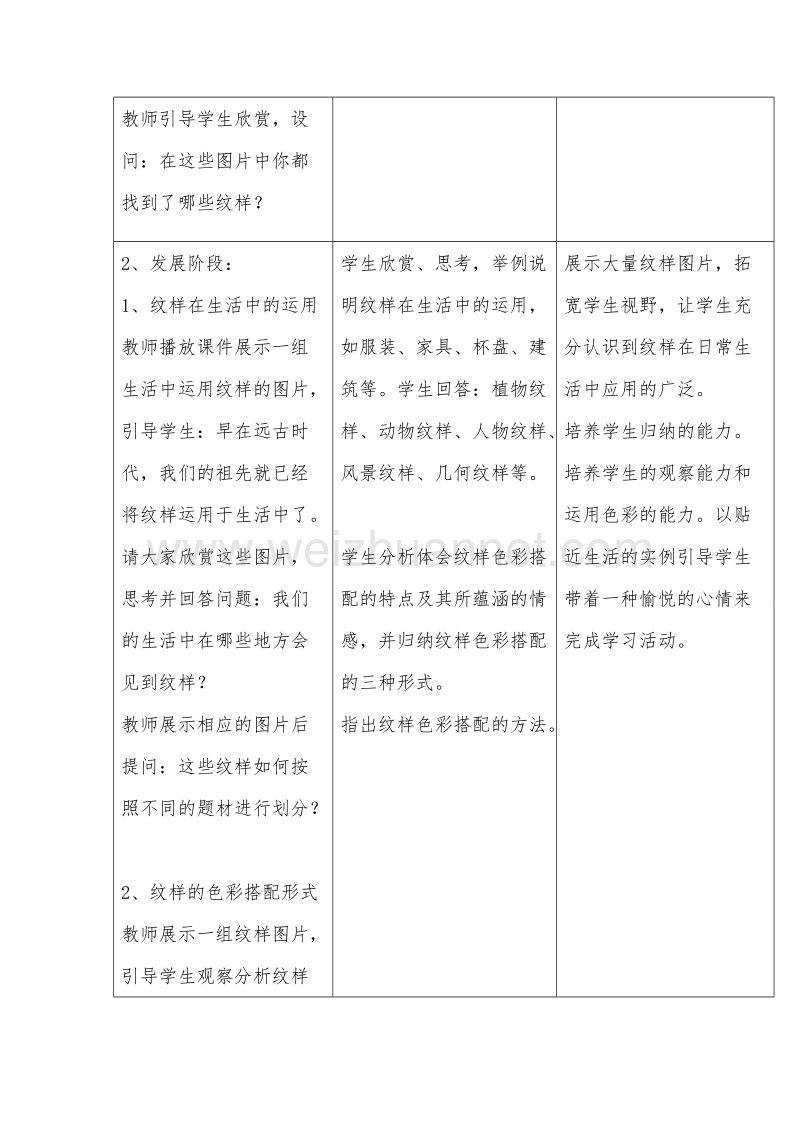 八年级了解纹样教学设计.doc_第3页