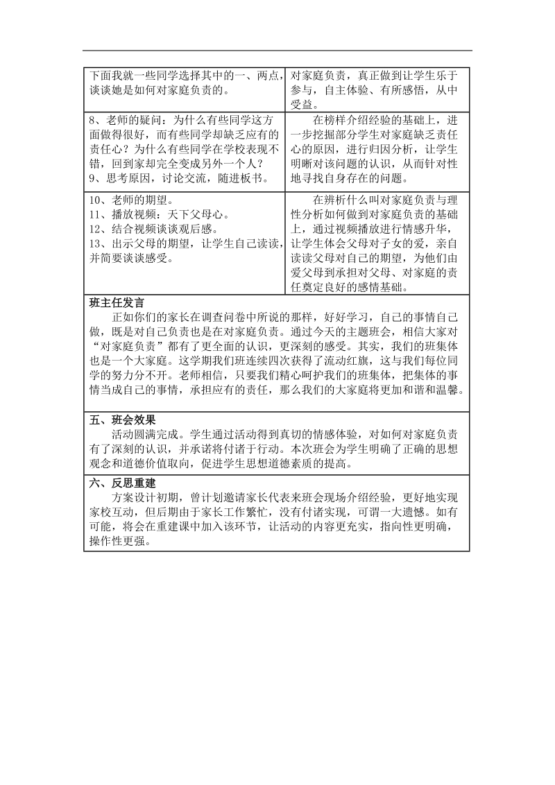 三年级责任感主题班会设计方案主题班会设计.doc_第2页