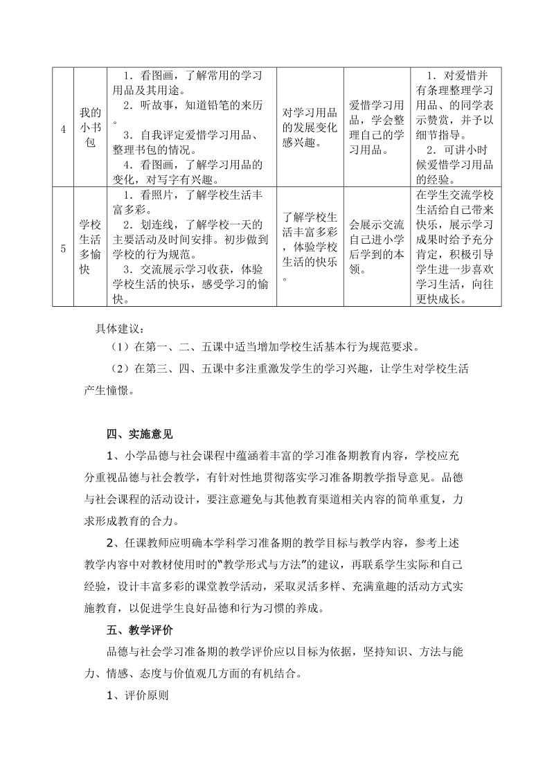 上海市小学品德与社会学科学习准备期教学指导意见.doc_第3页