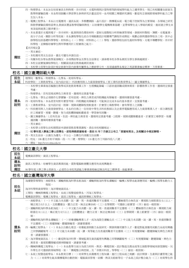 学校及系组招生规定---第二类组.doc_第3页