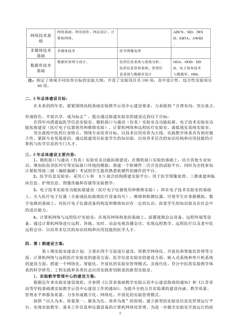 信息技术学院基础教学实验示范中心建设点建设方案.doc_第3页