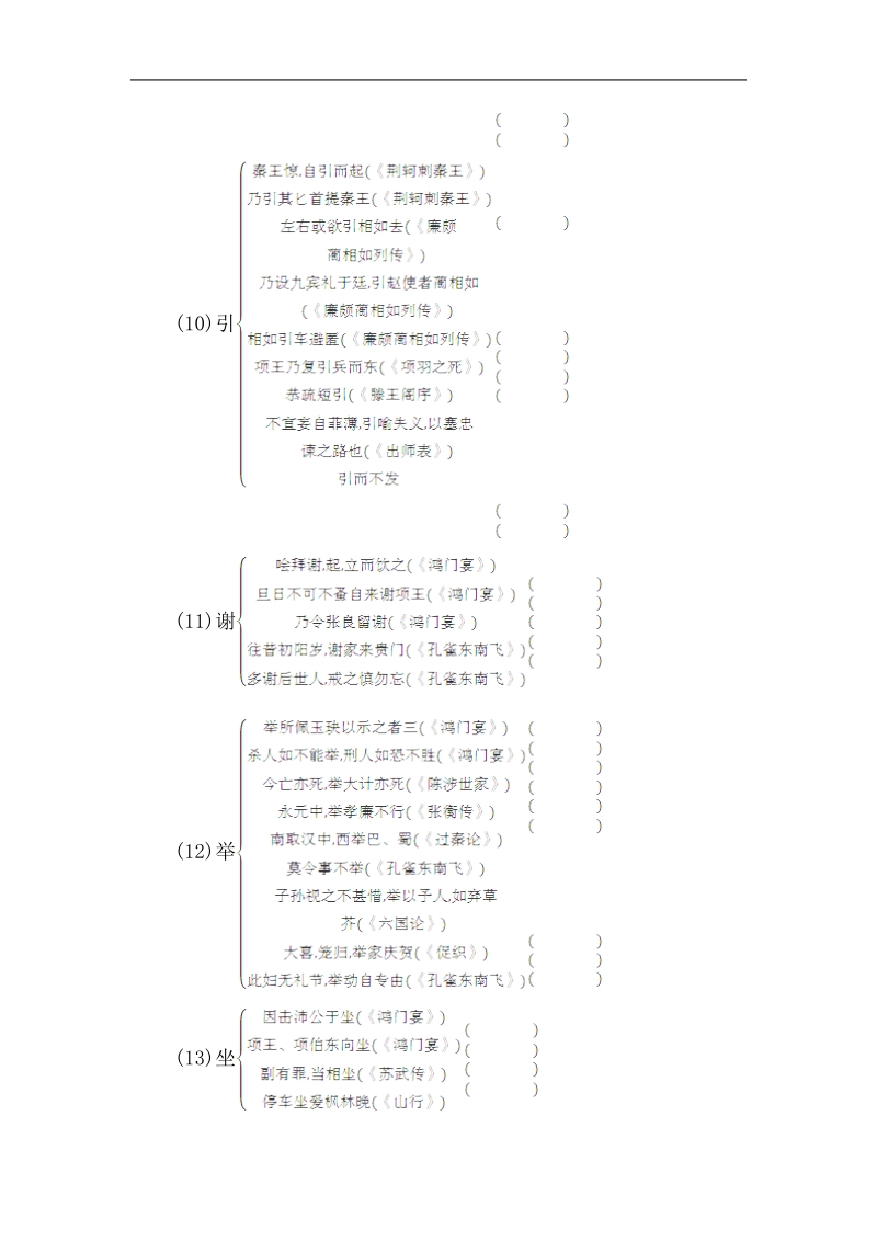 2016届高考语文二轮复习专项训练：专题2.7 文言文复习手册.doc_第3页