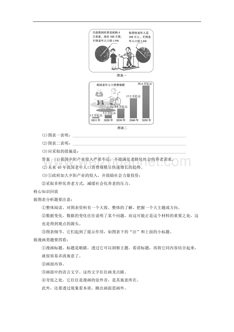 2015届浙江省高考语文二轮复习精练：第1部分第1章 题点训练6 从图表到文字的语言转换.doc_第3页