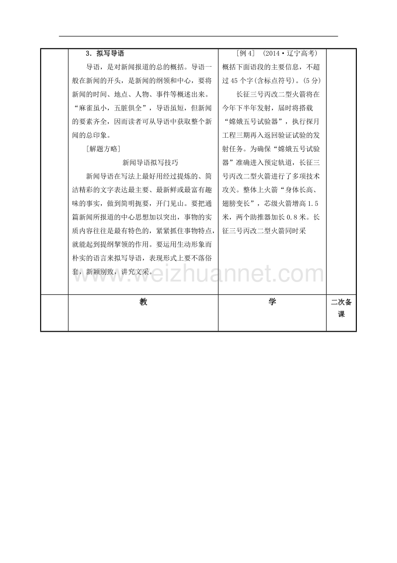 江苏省徐州市贾汪区2016届高考一轮复习《专题七提 炼 语 意（三）》教案.doc_第2页