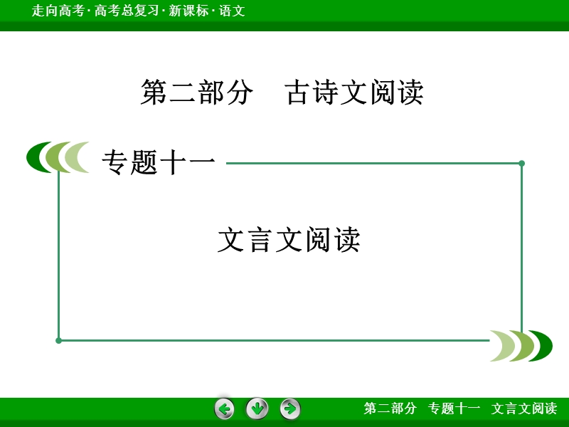 【走向高考】2017年高考语文新课标一轮复习课件 专题11 第2节.ppt_第2页