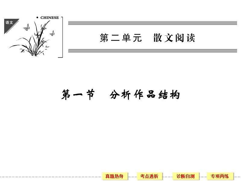 《创新设计》高考语文（新课标）第一轮复习【配套课件】4-2-1 分析作品结构（70张ppt）.ppt_第1页