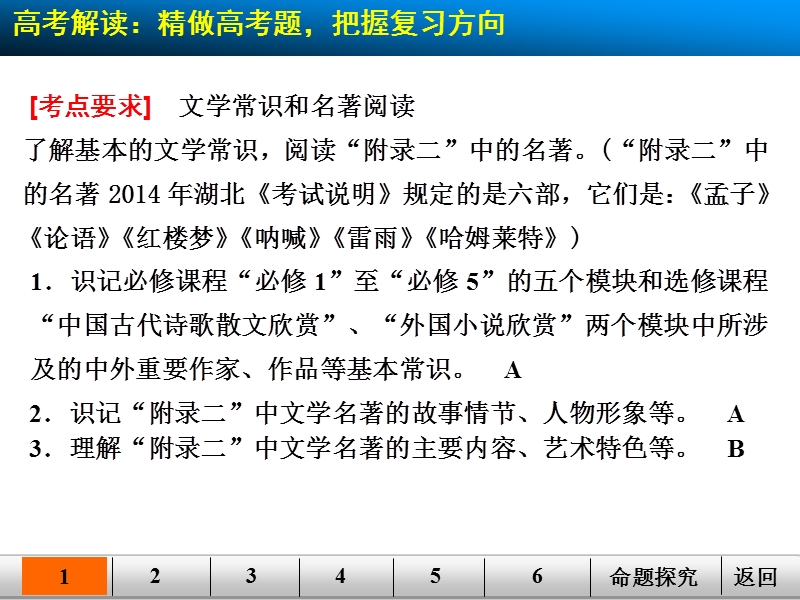 【步步高】高考语文（湖北专用）一轮复习课件：第2部分 文学常识和名著阅读（共194张ppt）.ppt_第3页