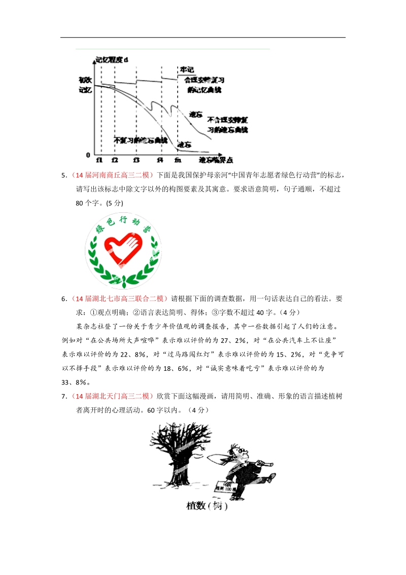 高考语文一轮复习讲练测（测案）：专题09 图文转换（原卷版） word版缺答案.doc_第2页