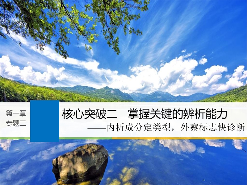 江苏省2019届高三语文一轮复习备考课件：第一章 语言文字的运用 专题二 核心突破二.ppt_第1页