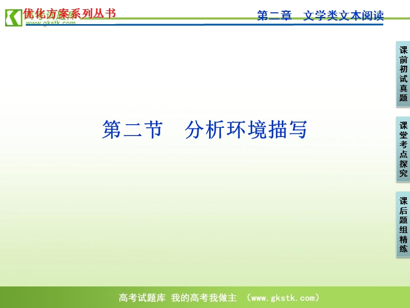 【新课标山东专用】2012高3语文《优化方案》总复习课件：第2章第2专题第2节.ppt_第1页