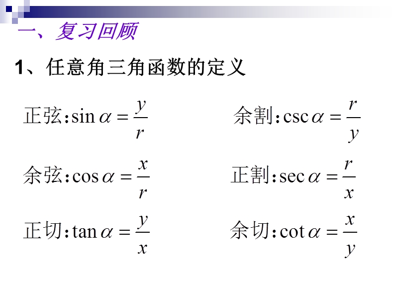 三角函数在各象限的符号.ppt_第2页