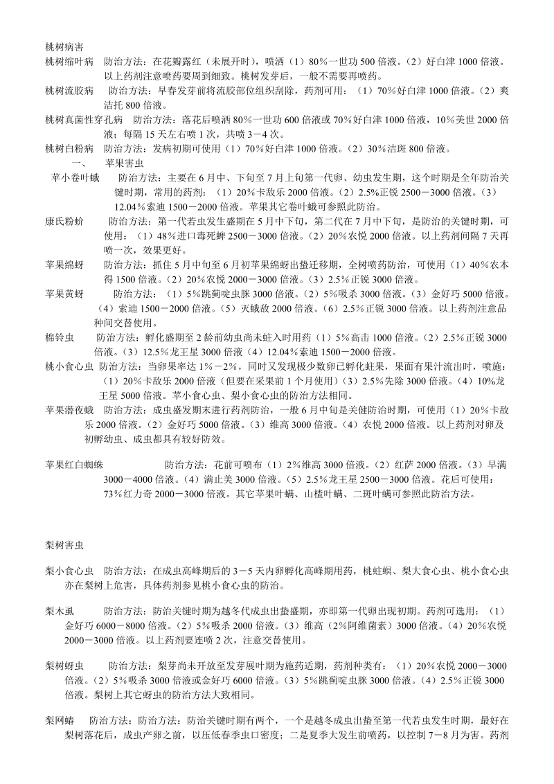 北方果树主要病虫害防治.doc_第2页