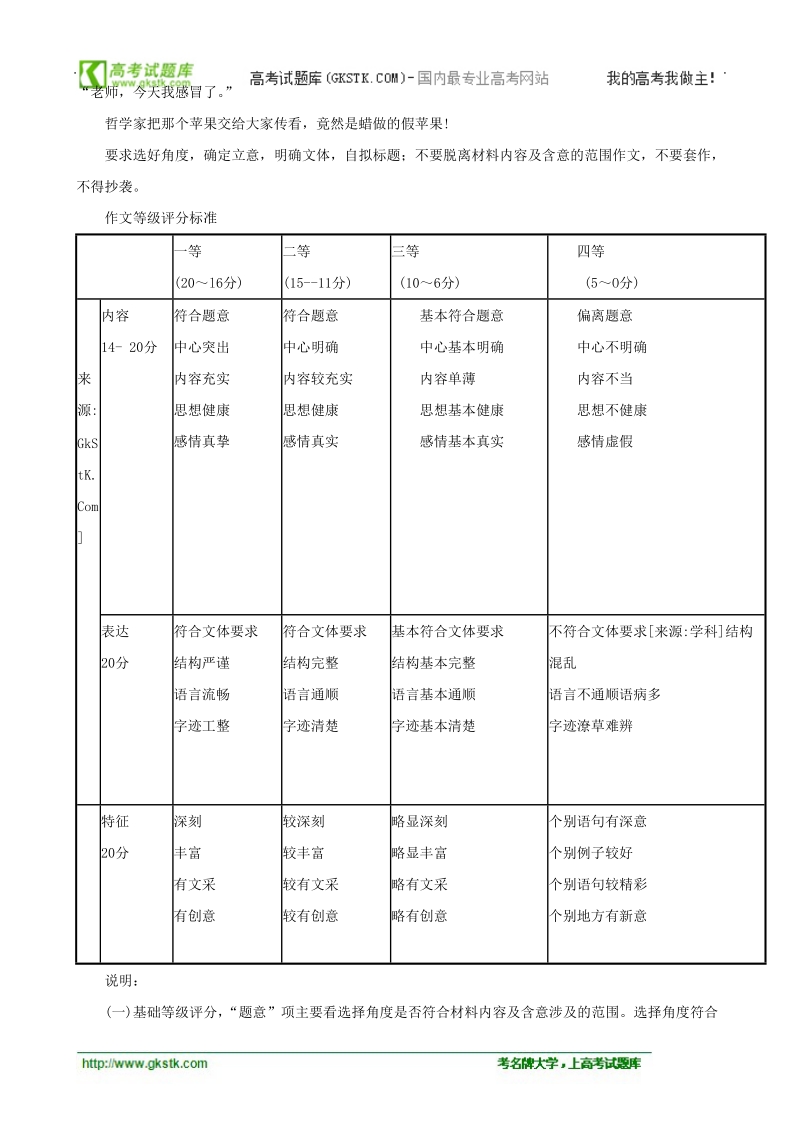 2011年高考语文真题考点分类新编（新课标）考点19：作文.doc_第2页