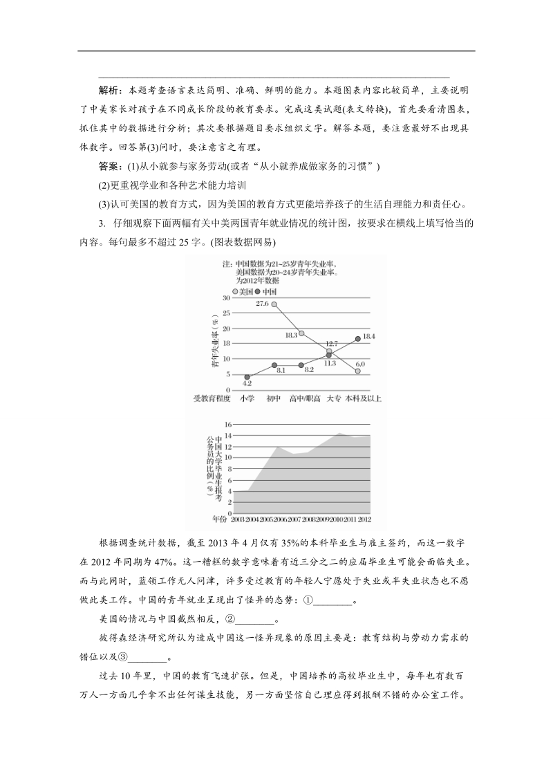 高三语文一轮复习经典试题：语言文字运用 专题六 表文转换　图文转换.doc_第2页