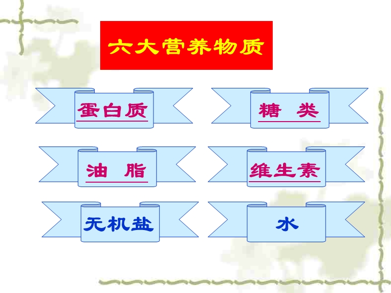 人教版初中化学第十二章第一节《人类重要的营养物质》.ppt_第3页