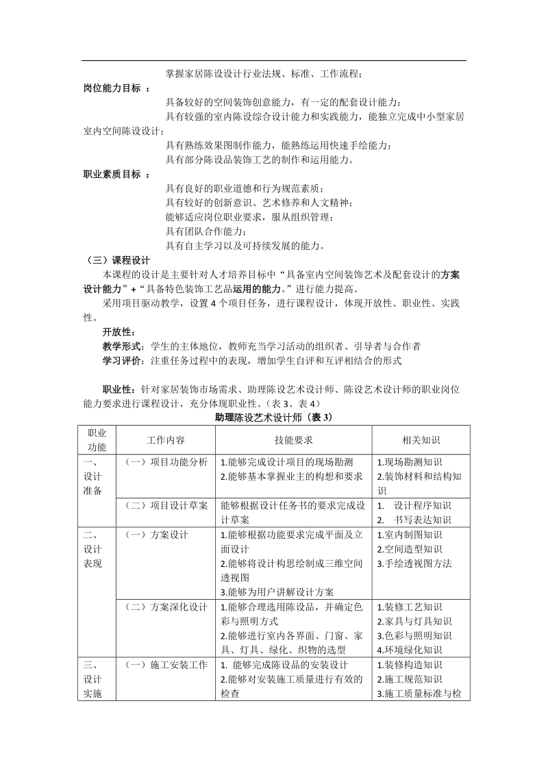 《家居陈设设计与实训》说课稿.doc_第3页