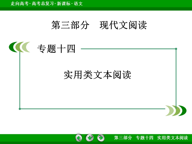 【走向高考】2017年高考语文新课标一轮复习课件 专题14 第3章.ppt_第2页